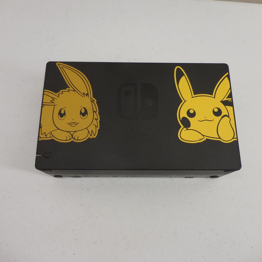 Nintendo Switch HAC-007 Pokemon Edition Pikachu Eevee Dock JAPAN Rare Black